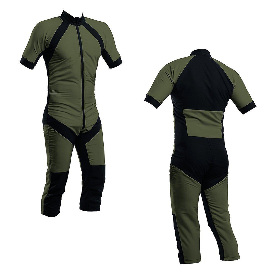 SkyexSuits Skydiving summer suit olive s2-02 Lime Xl / men