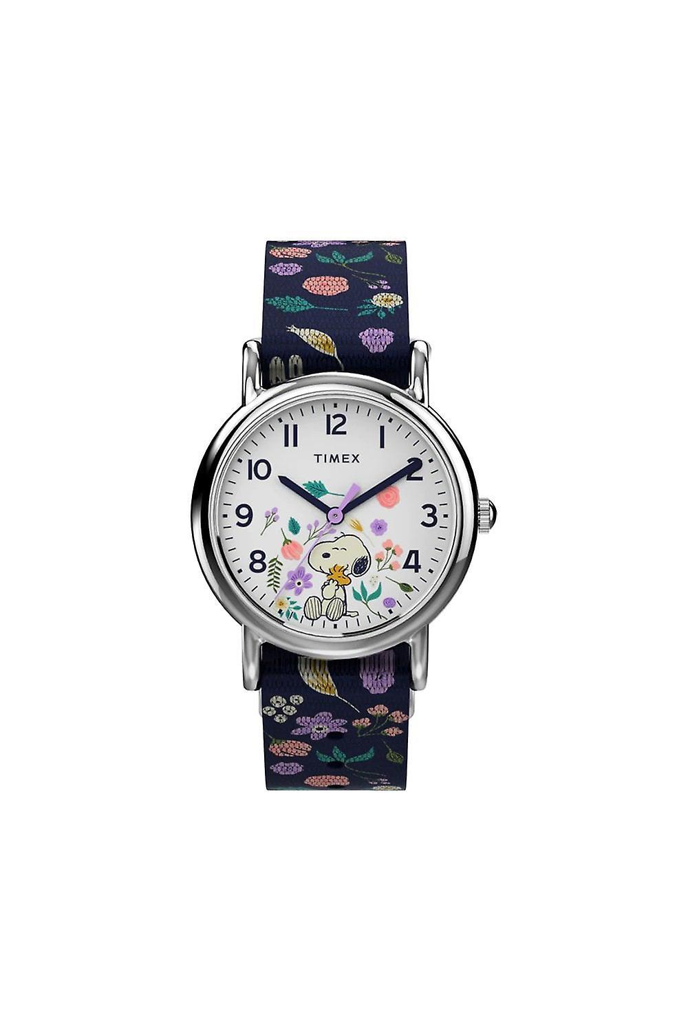 Adults Timex Weekender X Peanuts Floral 31mm Watch TW2V45900