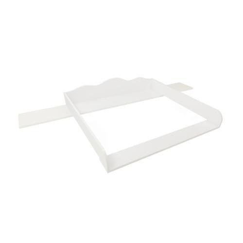 Puckdaddy changing mat Emil 160x80x15 cm made of wood in white for IKEA Hemnes chests of drawers