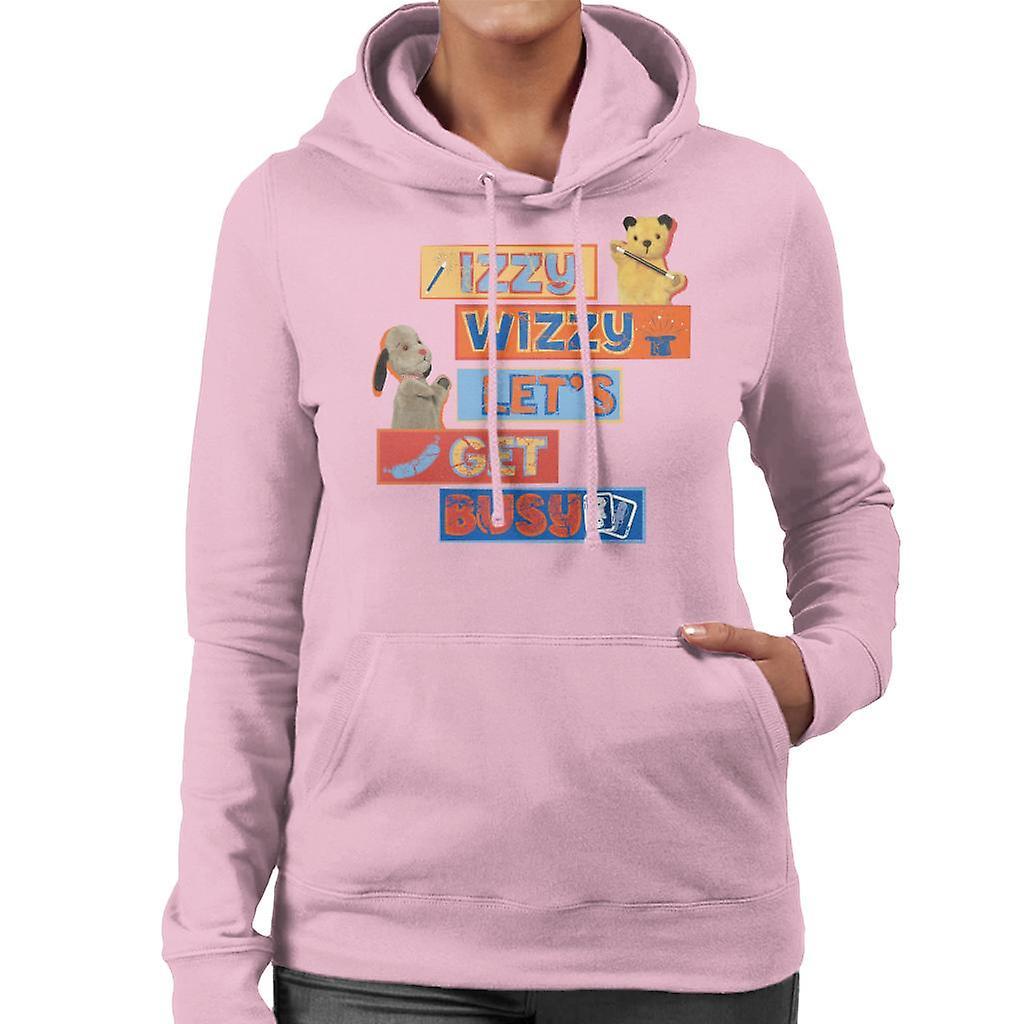 Sooty Izzy Wizzy Let's Get Busy Women's Hooded Sweatshirt Light Pink XX-Large