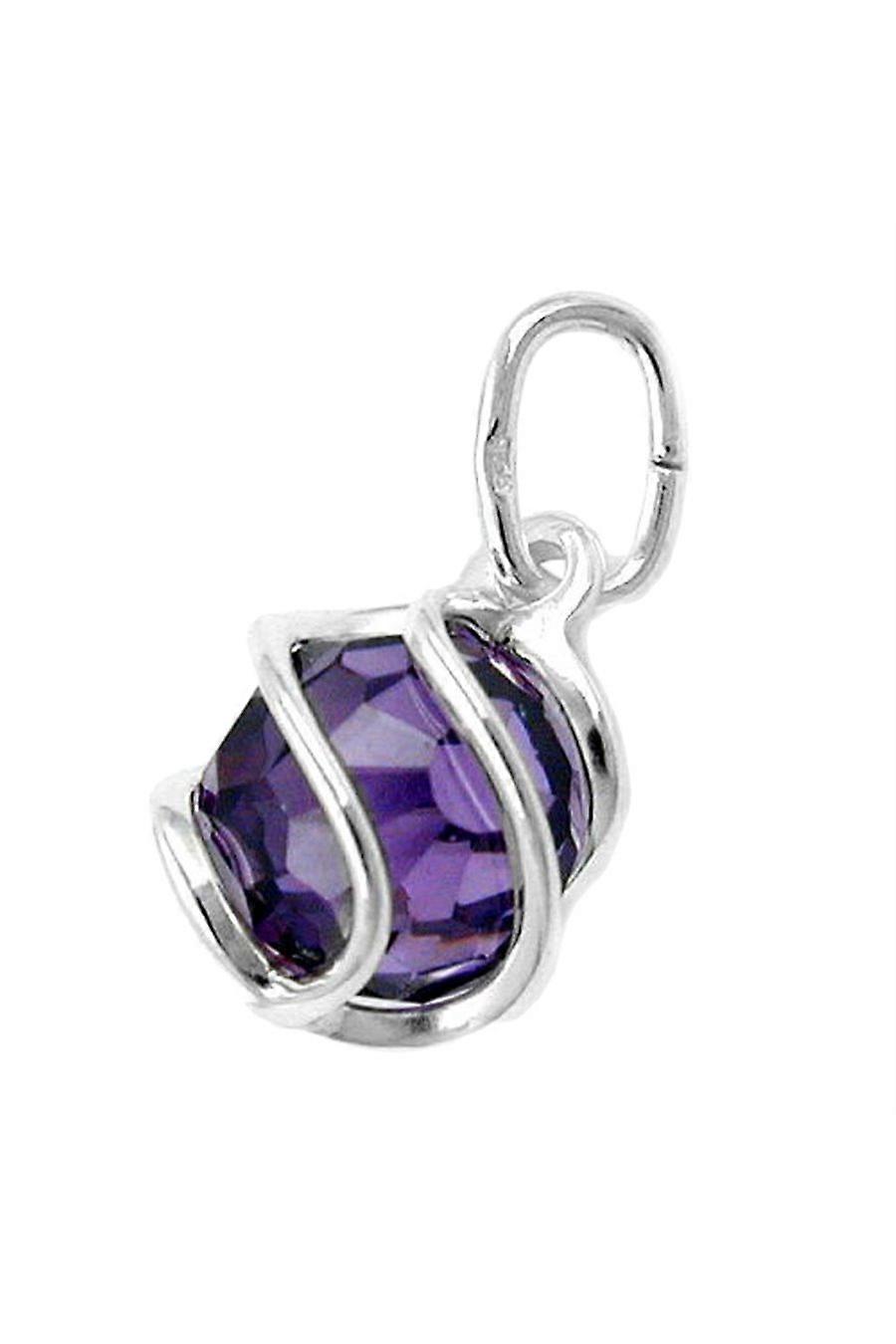 Gallay Pendant Zirconia-amethyst Silver 925 - Gl93248