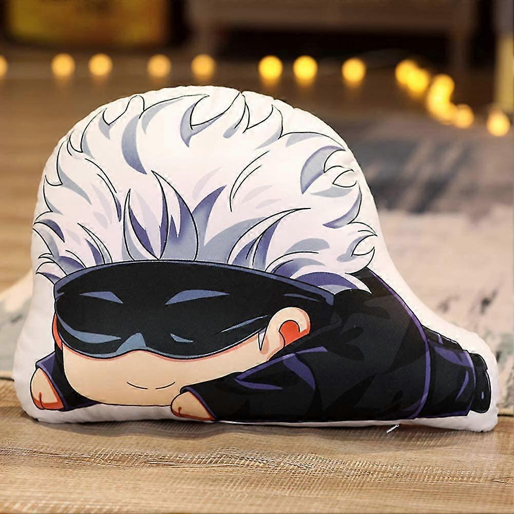 Wjiaer Anime Plush Pillow Toy Plush Doll Toys 3D Double-Sided Printing Throw Pillow Novelty Creative Soft Stuffed Anime Plush Toy Cushion Anime Fan...