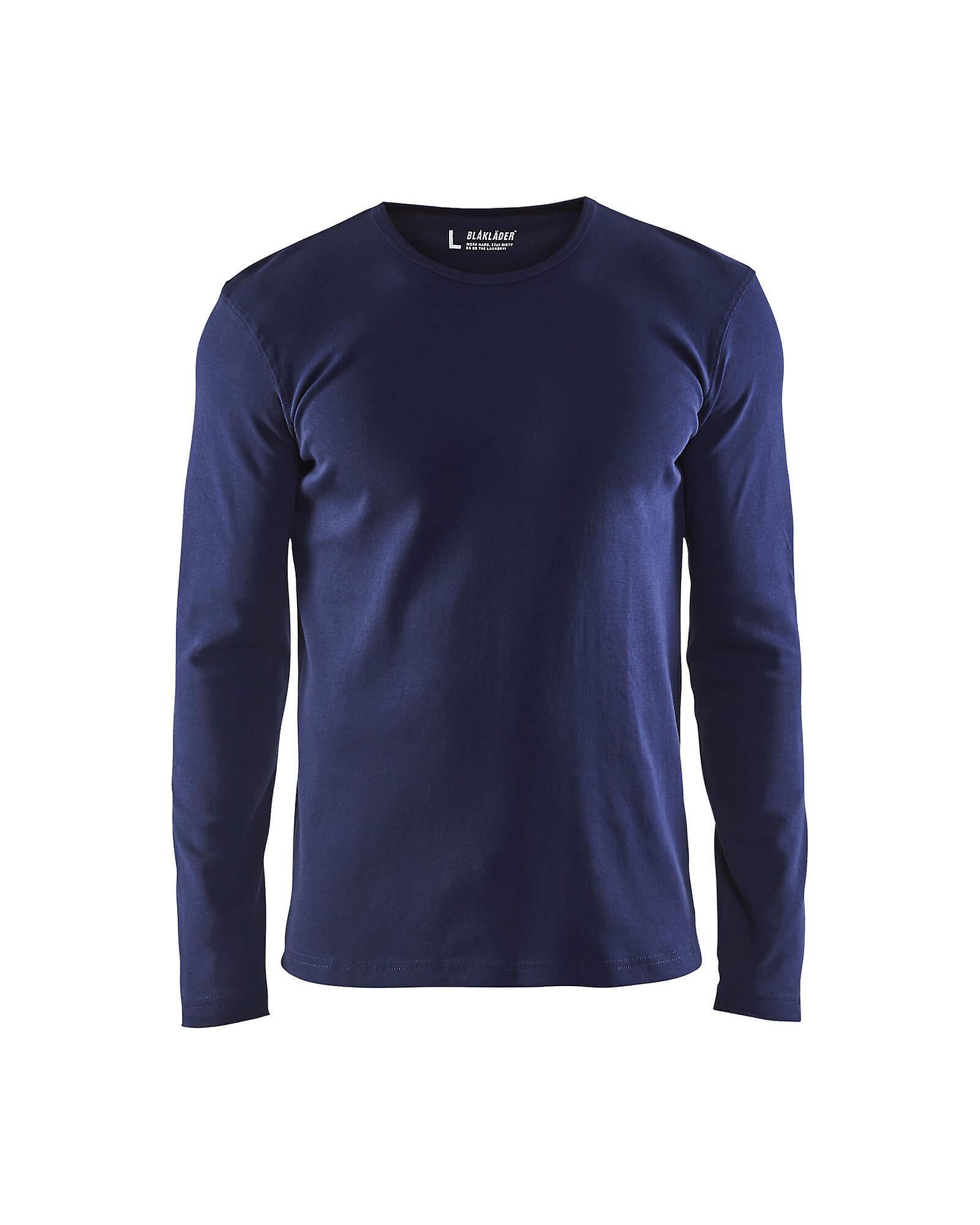 Blaklader 3314 long sleeve t-shirt - mens (33141032) Navy blue M