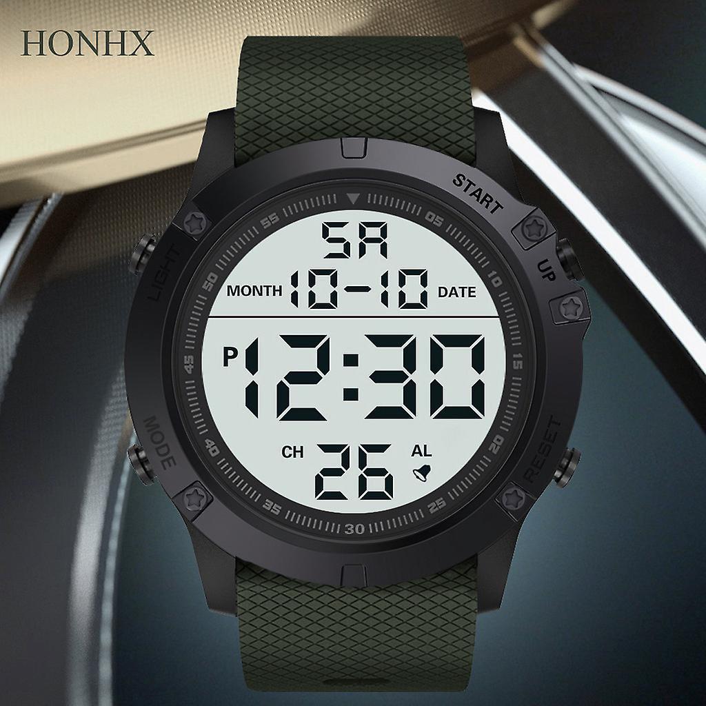 Baofu Fashion Men'S Military Sports Watch Luxury Led Digital Water Watch K Army Green Free Size