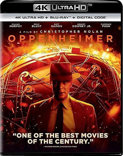 Universal Studios Oppenheimer  [ULTRA HD BLU-RAY REGION: A USA] With Blu-Ray, 4K Mastering, Ac-3/Dolby Digital, Digital Copy, Digital Theater Syste...