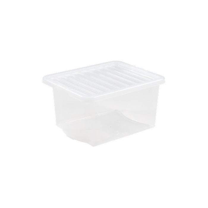 Wham Fusion Range Storage Box & Lid Clear 32L