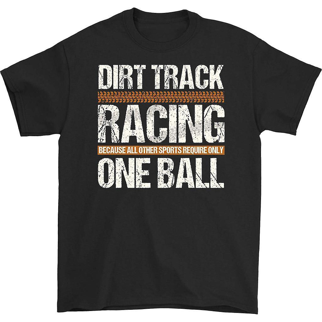 HISHARK Dirt track racing t-shirt black S