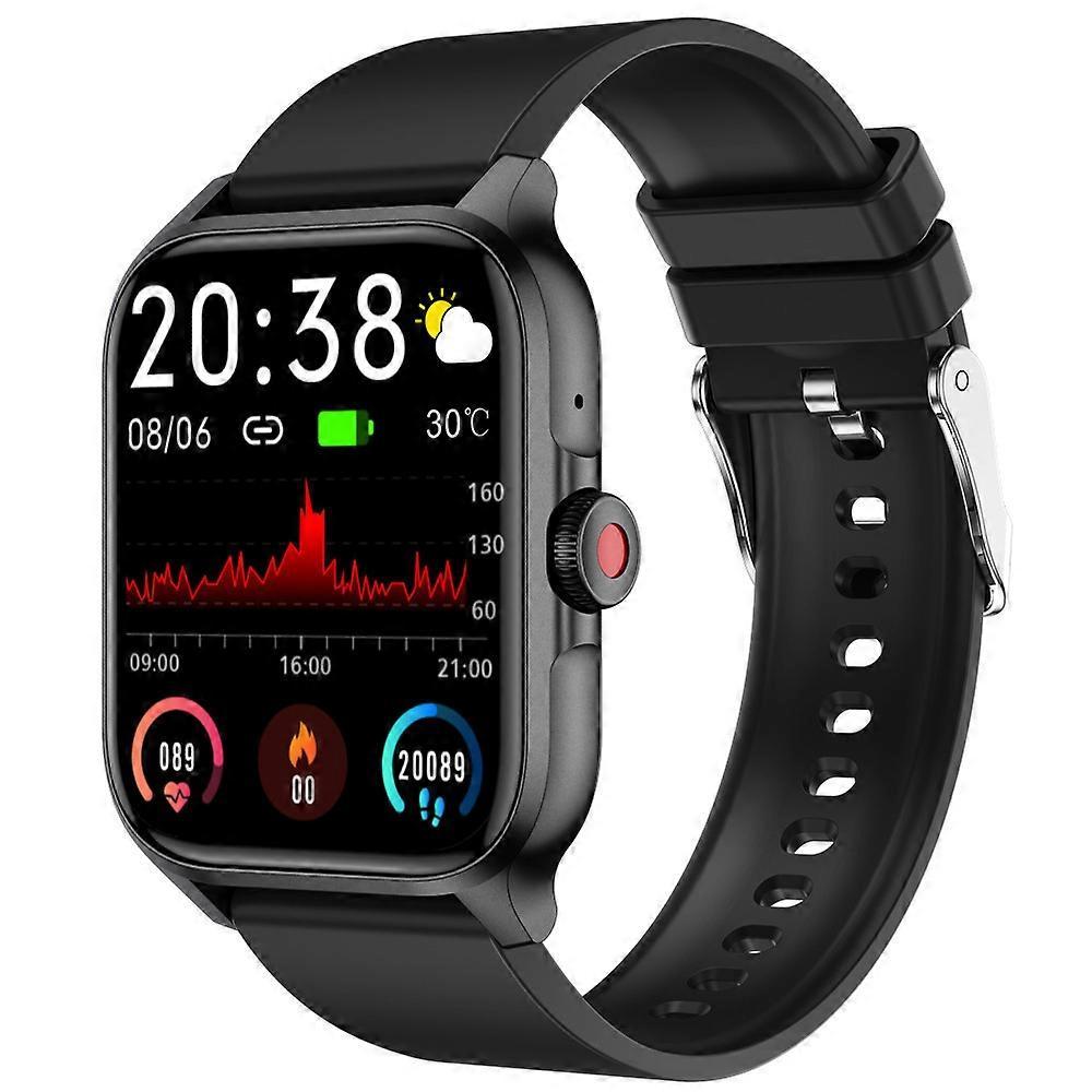 Ohpa GloryFit 1.85-inch IP68 Waterproof Phone call, Heart Rate And Sleep Monitoring Smartwatch Black