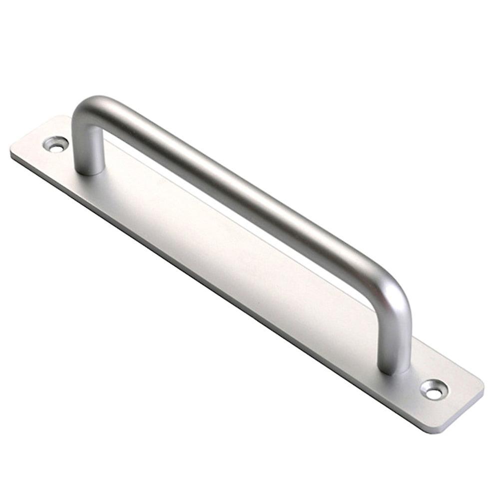 Slowmoose Door Pull Handle - Aluminium Alloy Gate Garage Shed Silver 150mm