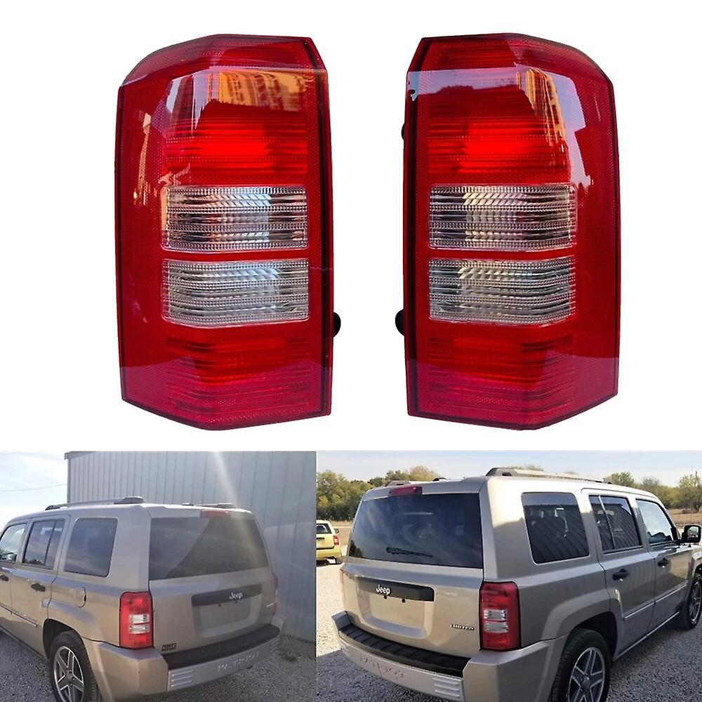 Eccpp Tail Lights For Jeep Patriot 2008-2017 Tail Stop Brake Light Rear Turn Signal Bumper Fog Lamp 5160364AG 5160365AG 1Pc LH