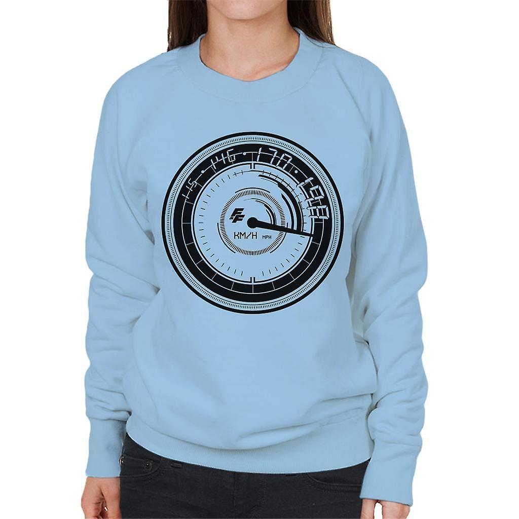 Fast & Furious Fast and Furious Speedometer Women's Sweatshirt Sky Blue XX-Large