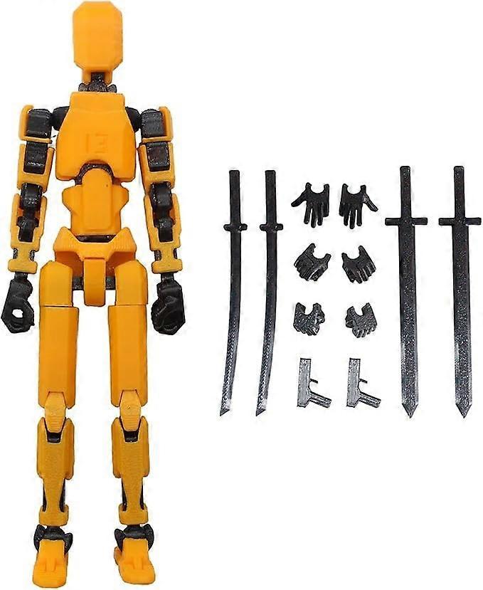 Flye Multi-jointed Movable Robot 3d Printed Mannequin Toyslucky 13 Dummy Action L