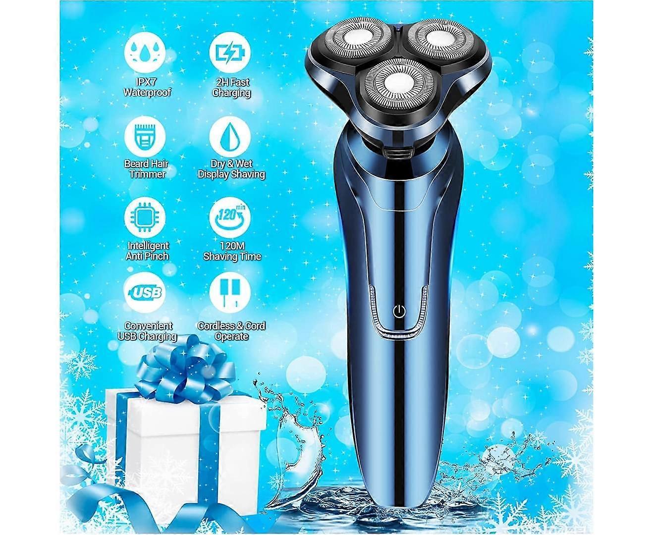 Beauty Electric Razor for Men,Electric Shavers for Men Wet Dry,Waterproof Mens Shavers Electric Rechargeable Razor Man