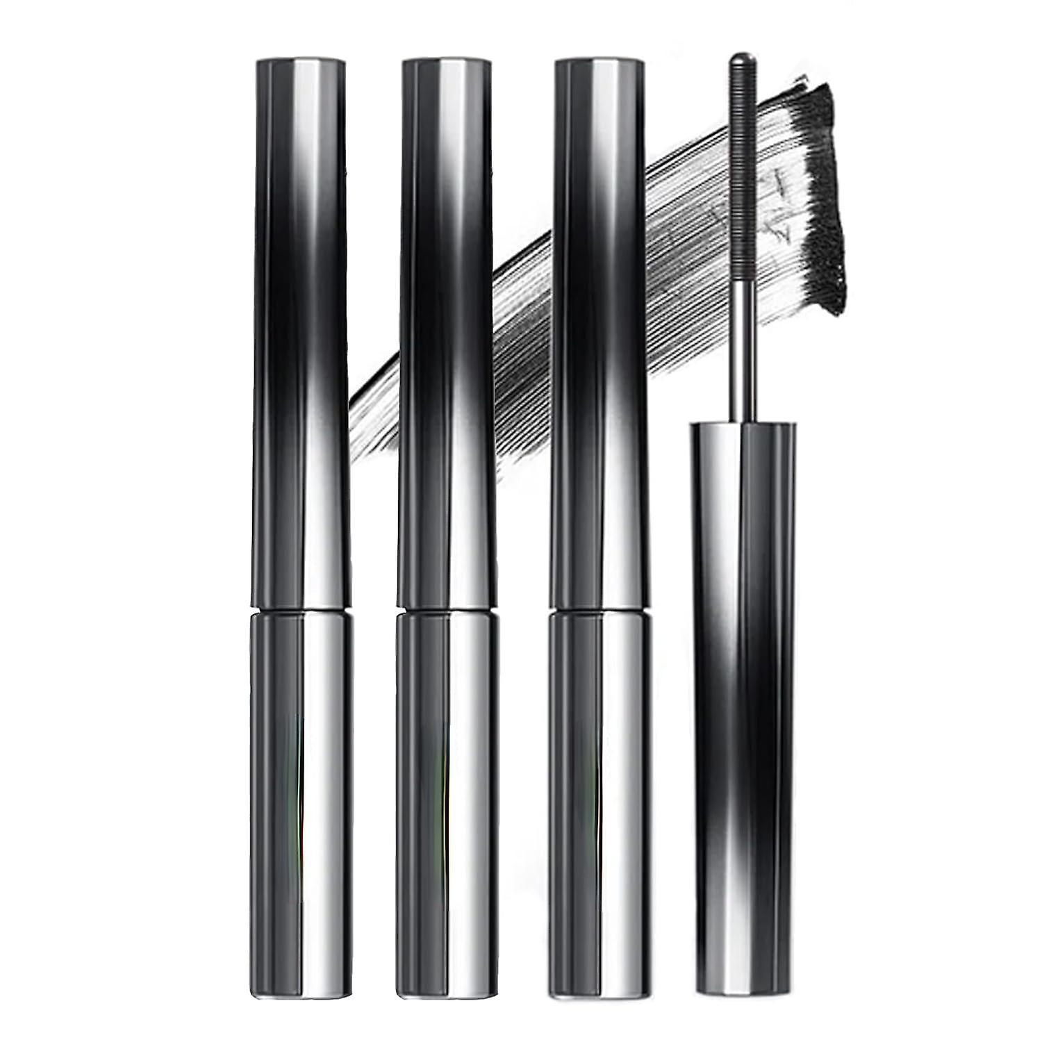 Frusde Mascara, J-doll Mascara, Doll Iron Brush Mascara, 3d Curling Eyelash Iron Strong Mascara Waterproof, Extra Slim Metal Bristleless Mascara Bl...