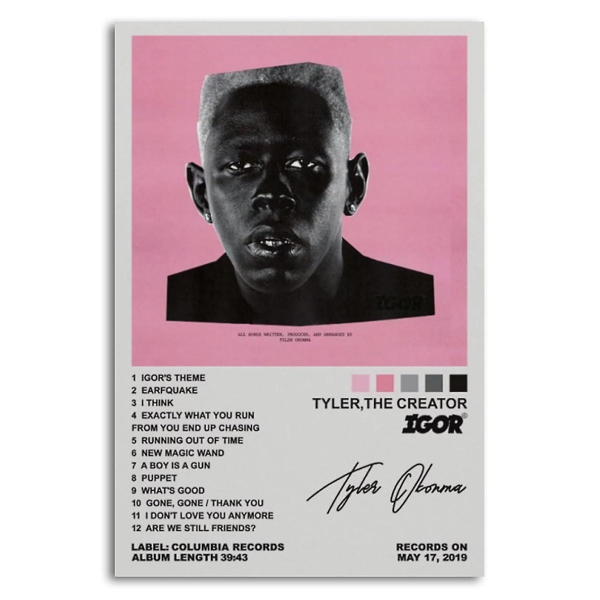 Gamurry Tyler the Creator Igor Album Cover Poster Canvas Poster Bedroom Decor Sports Landscape Office Room Decor Gift No Frame 40x60cm(16x24in)