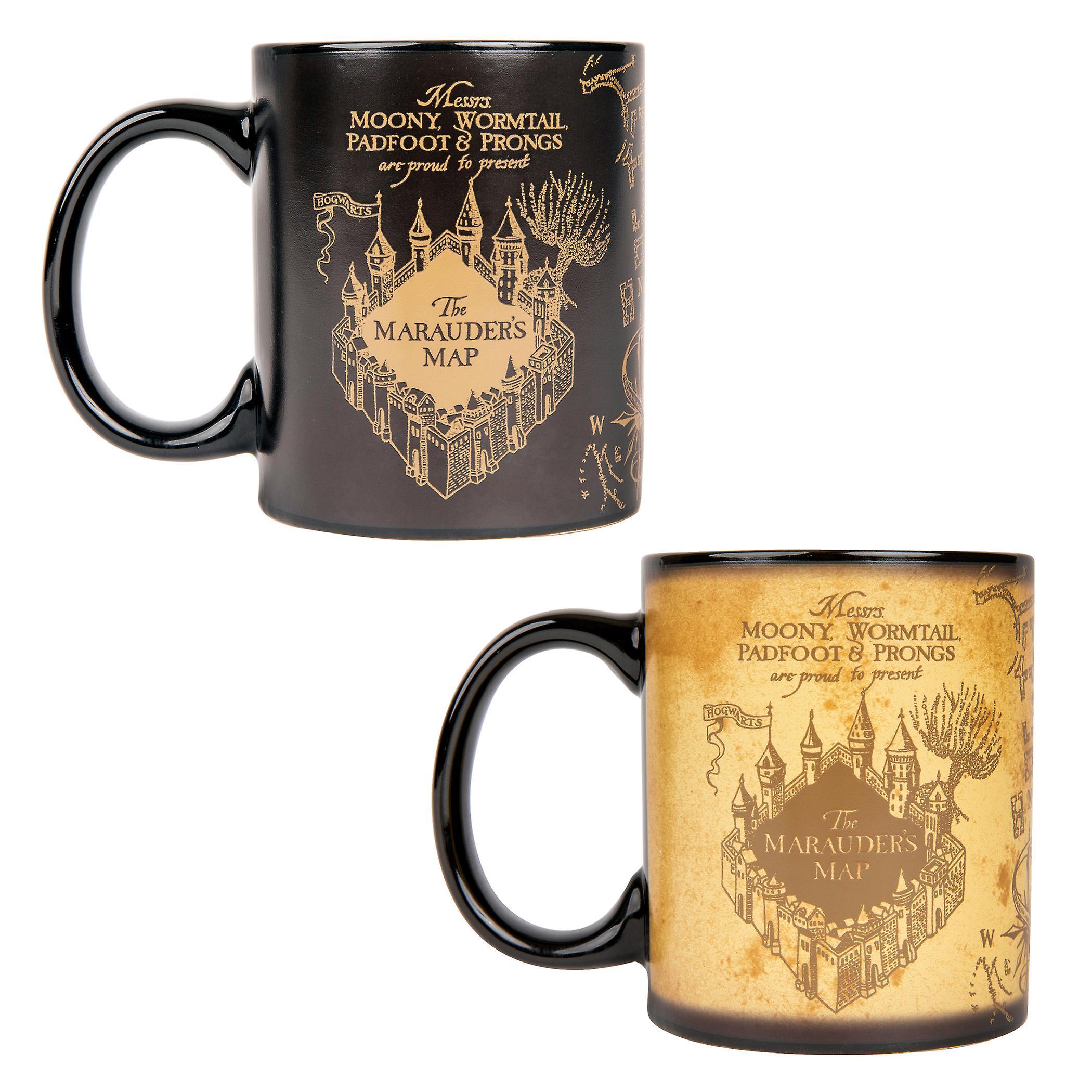 Movies Harry Potter Hogwarts Marauder's Map Heat Change Mug Multi-Color