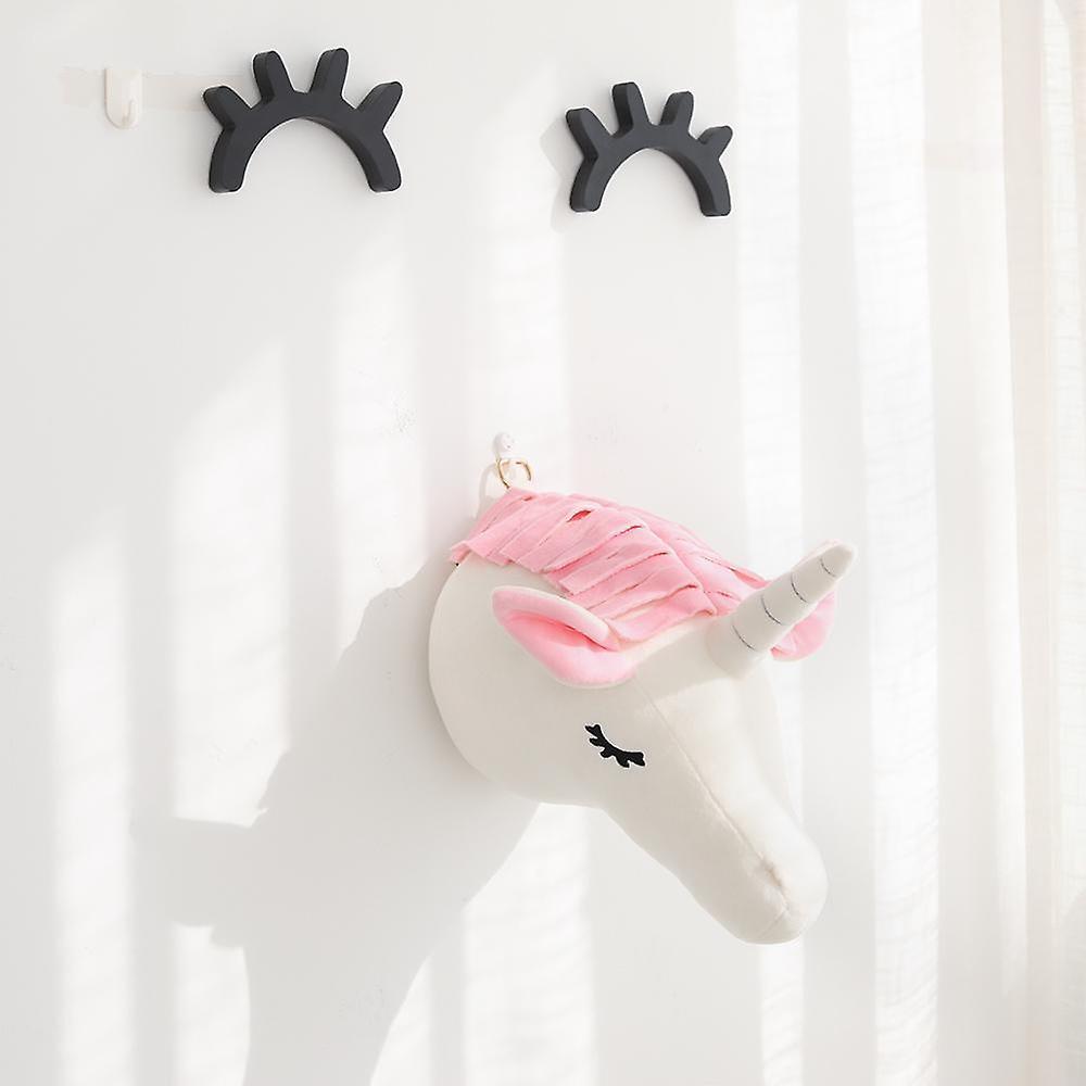 Slowmoose Animal Head Wall Decor - Hanging Mount Stuffed Plush Toy unicorn