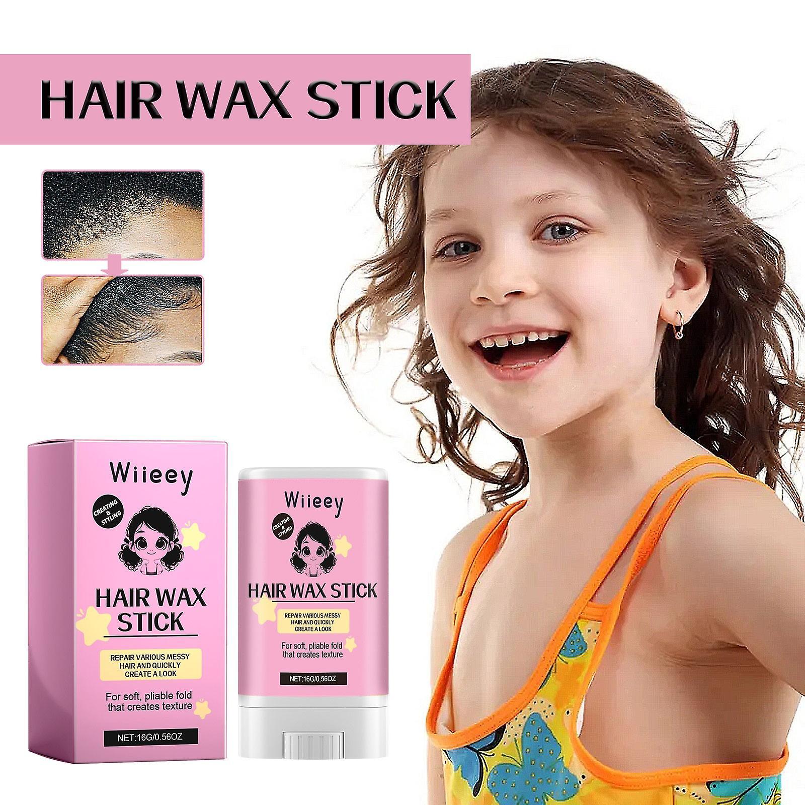 Flye Hair Styling Wax Stick Long-lasting Styling Non Greasy Compact And Convenient To Carry Flye2901 Pink Free Size