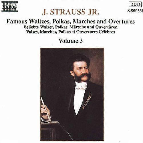 Naxos Strauss Johann - Waltzes, Polkas, Marches & Overtures 3  [COMPACT DISCS] USA import