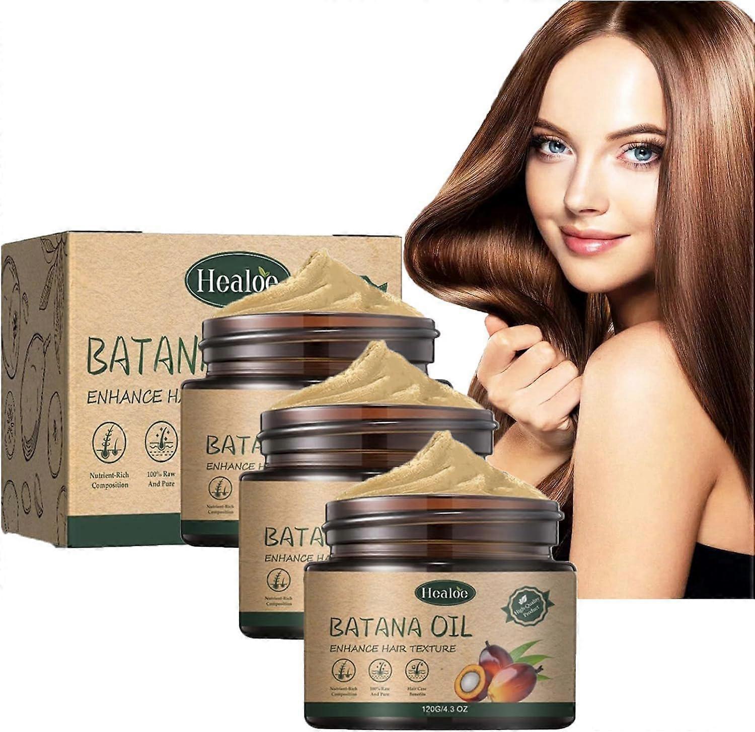 Zhiyi Raw Batana Oil for Hair Growth Batana Oil Conditioner, Improve Damaged Hair, Radiant Hair 120 g