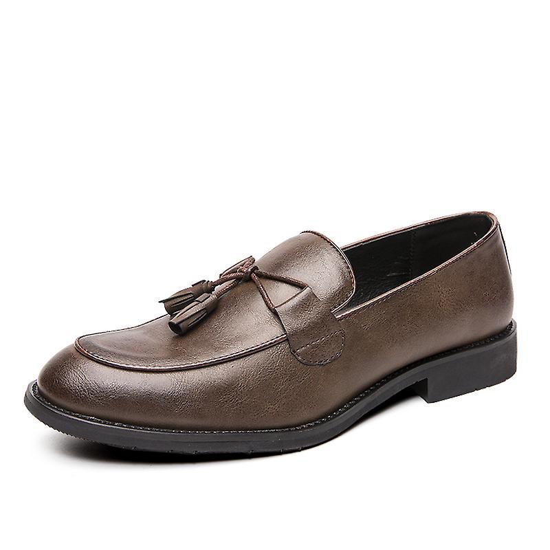 Mickcara Men's Slip-On Loafers 19887 Brown Eu39