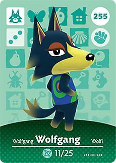 Slowmoose Animal Crossing Card - Horizons Marsha For Ns Games 255 Wolfgang