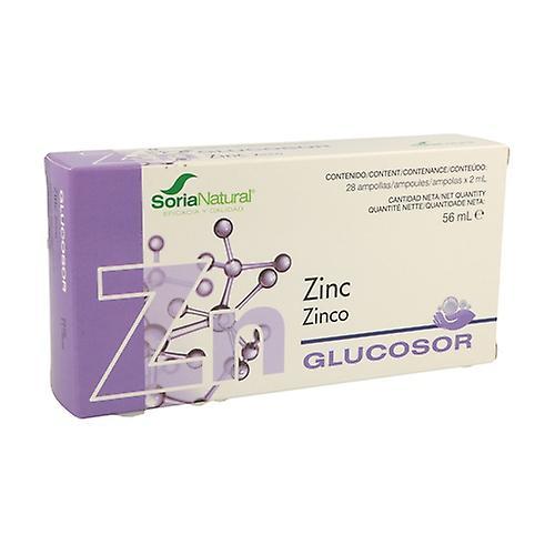 Soria Natural Glucosor Zinc 28 vials