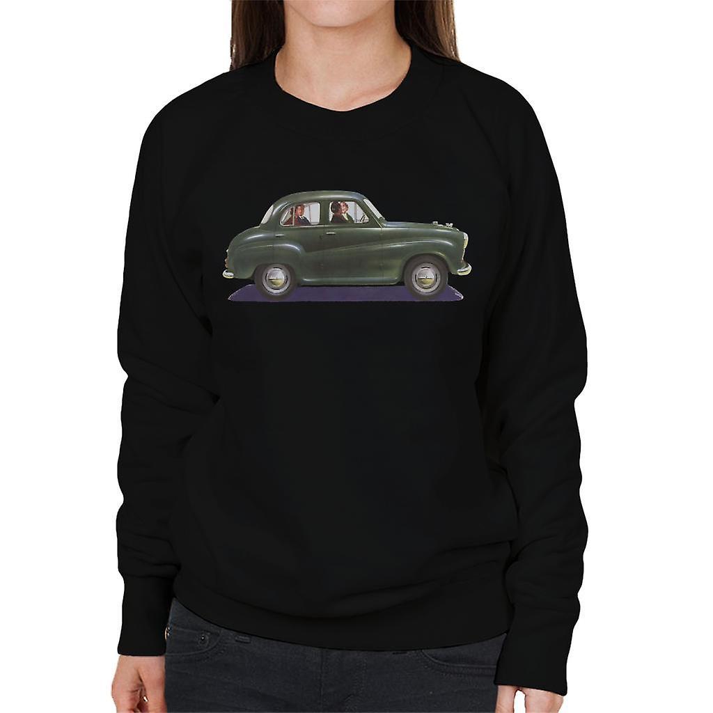 Austin A35 Green British Motor Heritage Women's Sweatshirt Black XX-Large