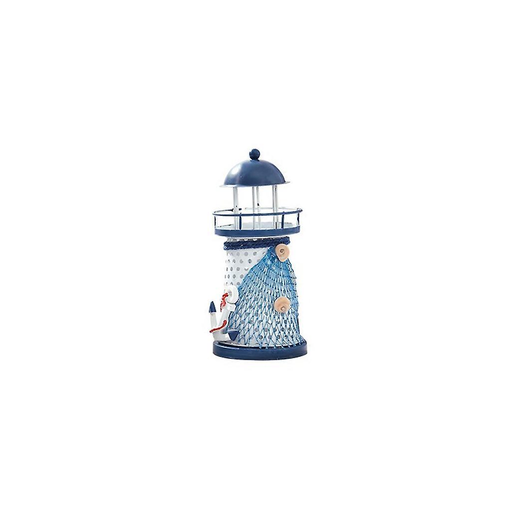 Unbrand Lighthouse with Color Changing LED Light Battery Powered Lighthouse Lamp Small