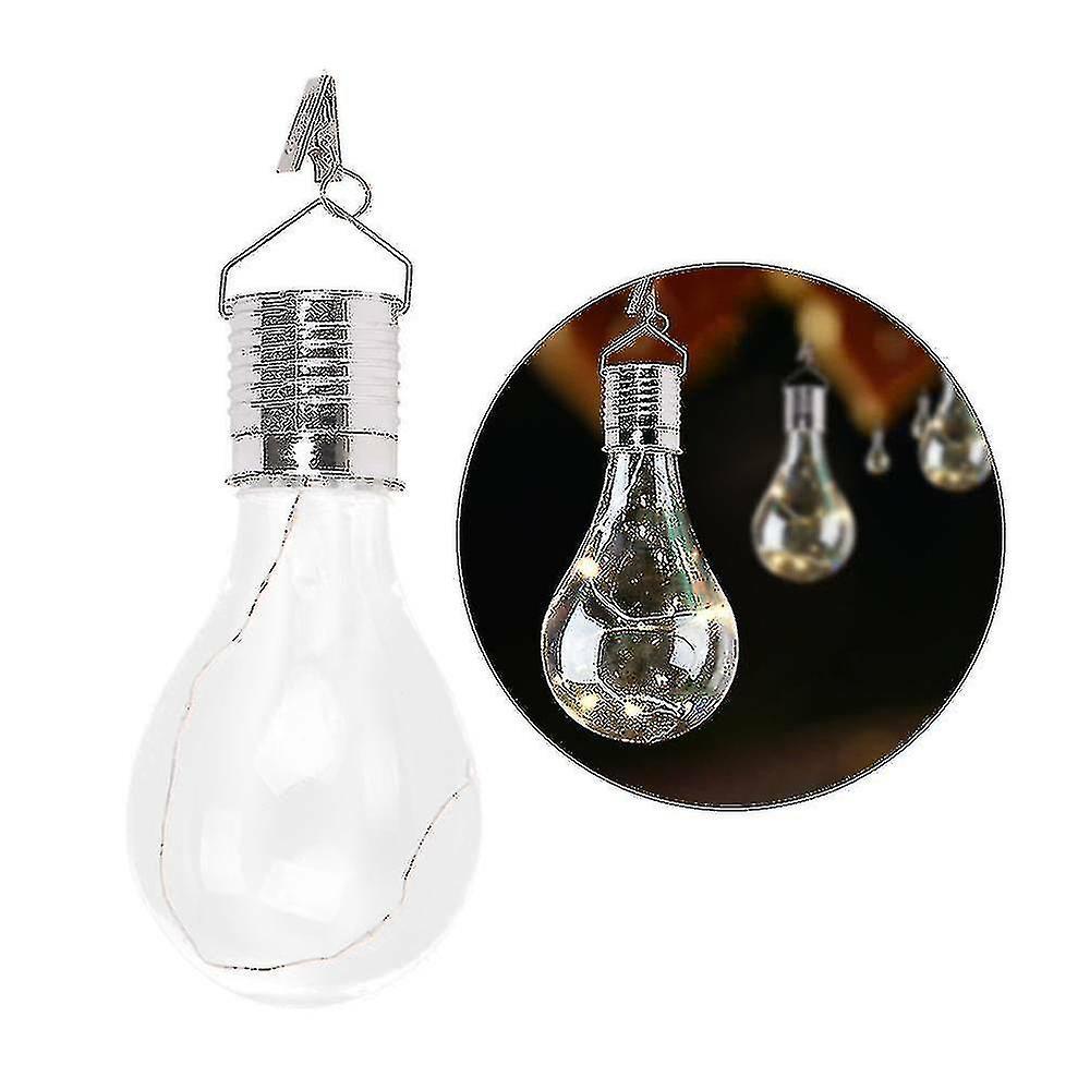 Solar Hanging Light Bulbs 5x Outdoor Solar Powered Hanging Light Bulbs Warm White Garden Dcor