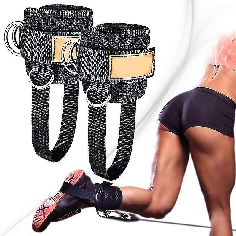 Guangzhou Yunlong Trading Co., Ankle Straps For Cable Machines,adjustable Comfort Fit Neoprene, Reinforce Double D-ring