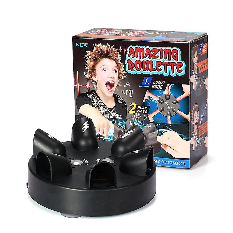 Shanghai Yiting Trading Co Ltd Interesting Electric Shock Finger Game Machine Shocking Roulette Lie Detector SHYTMV Black