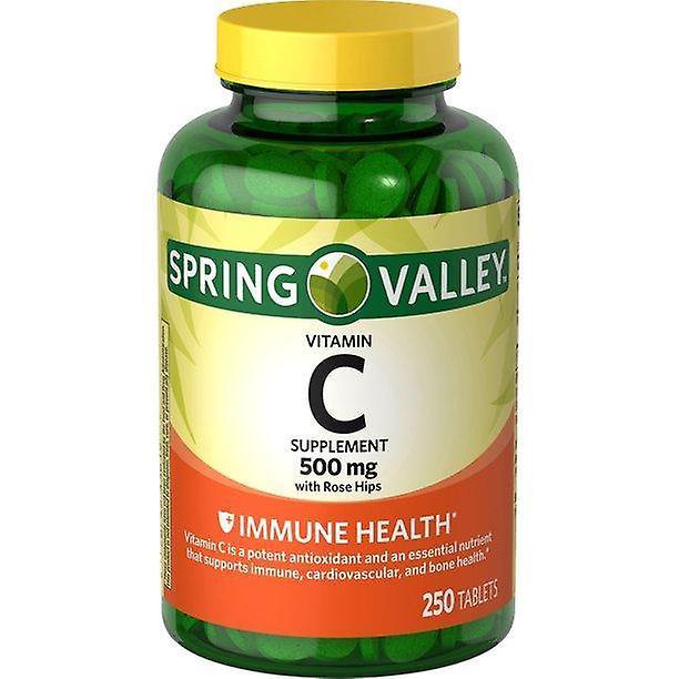 Spring Valley Vitamin C Tablets, 500 Mg, 250 Ct