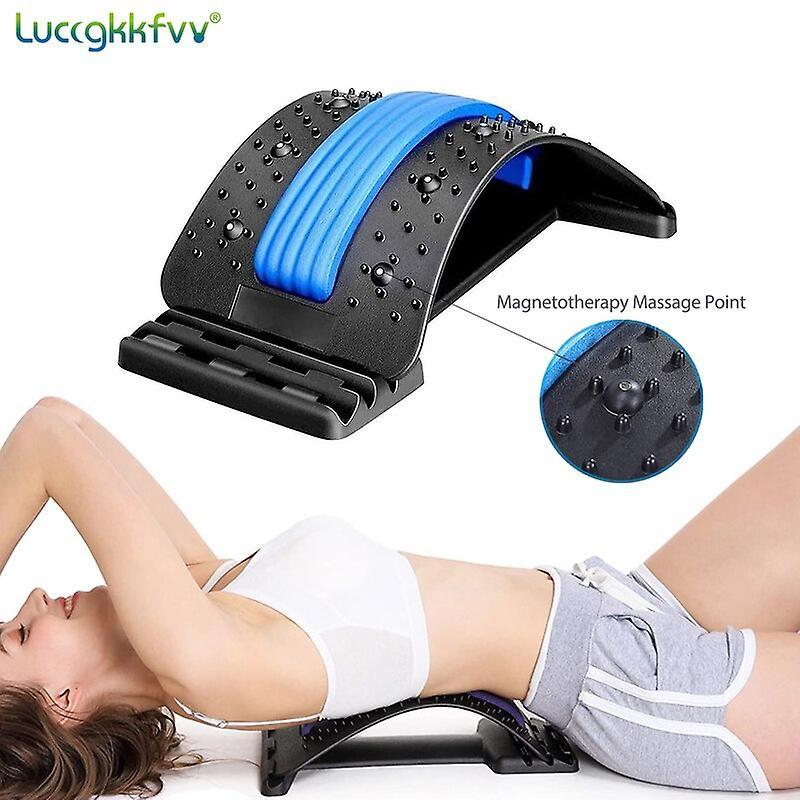 Back Care Back Stretcher Magnetotherapy Massage Tools Stretch Fitness Lumbar Support Relaxation Spine Pain ReliefBack & Lumbar Support Cushions Mag...