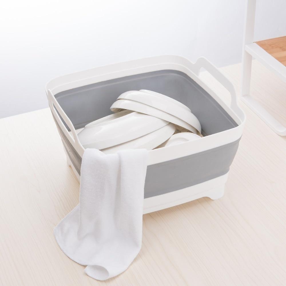 Slowmoose Portable And Fold-able Plastic Wash Bucket, CreativekitchenÂ clean Tool Â 