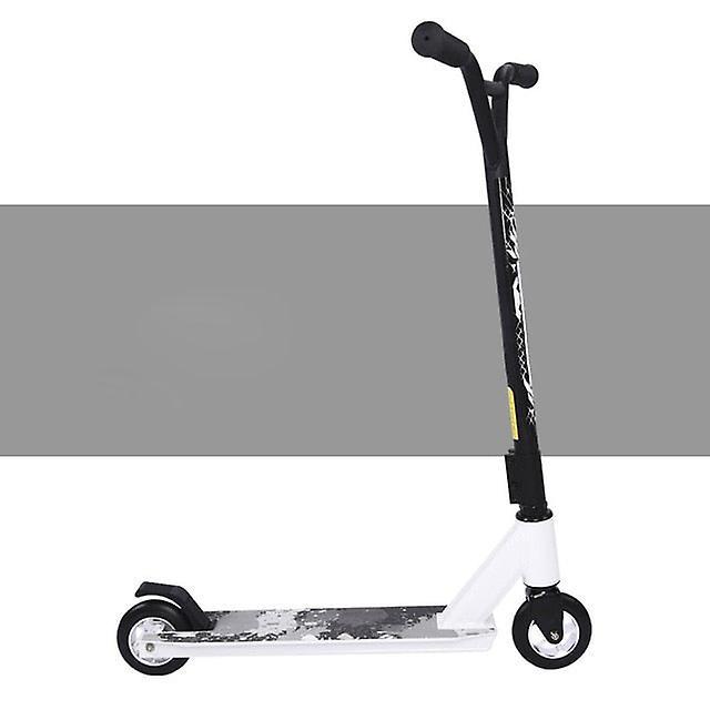 Slowmoose Removable Handle Aluminum Stunt Scooter black white