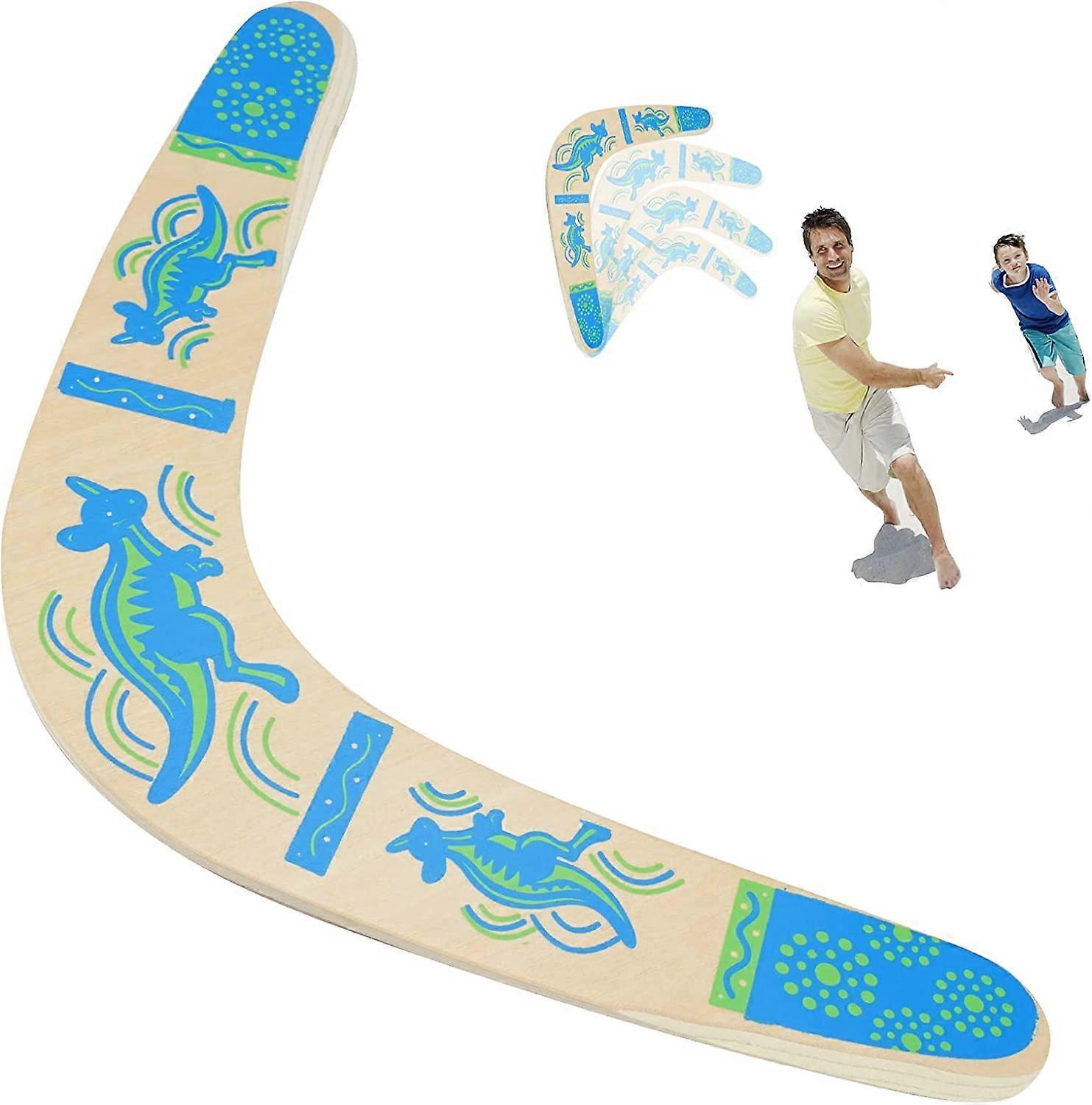 Linkrunning Boomerang Toys For Kids, Wooden Flip V Boomerang For Beginners, Flying Boomerang Throwing Outdoor Sports Toys For Adult Children Sports..