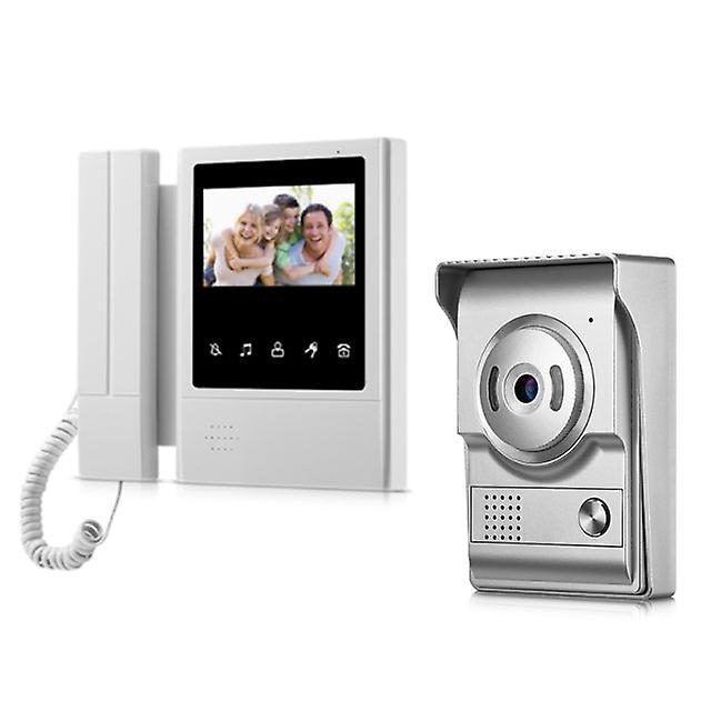 Mickcara Video Ring Doorbell Camera Visual Intercom Night Vision Two-way Intercom Video Door Phone Video Door Entry Phone Call 168 L