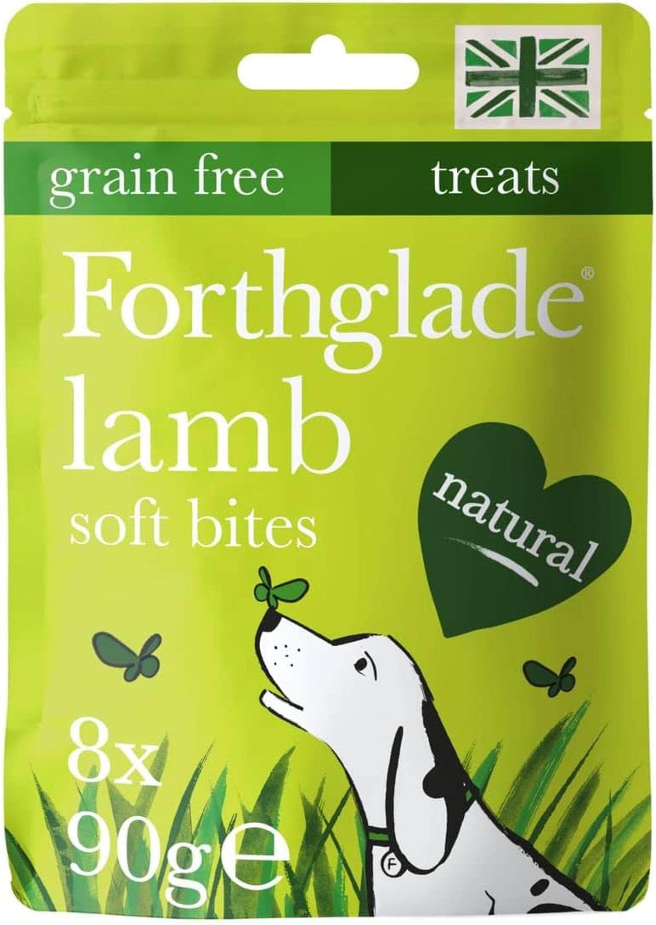 Forthglade Soft Bites Dog Treats Lamb Grain Free 8 X 90g