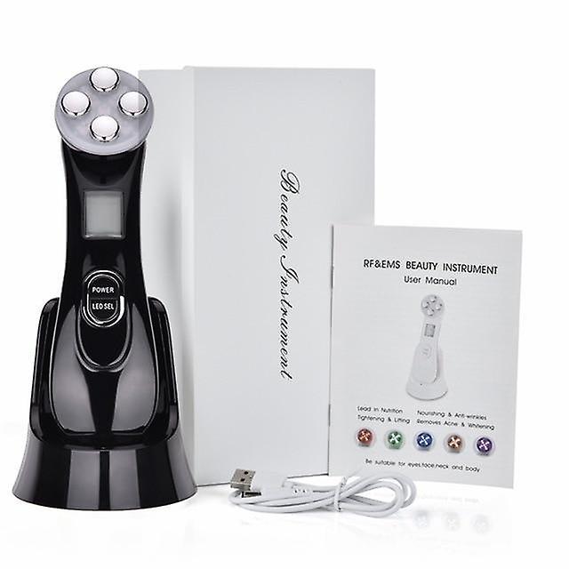 Slowmoose Electric Facial Led Photon, Light Therapy Machine - 5 In 1 Skin Tightening with box-193