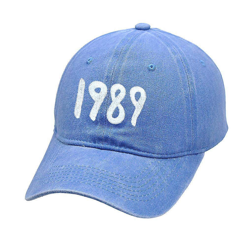 Vicbuy Gifts Hat Taylor Swift 1989 Retro Baseball Cap Snapback Sun Sport Trucker Caps For Unisex Women Men Blue