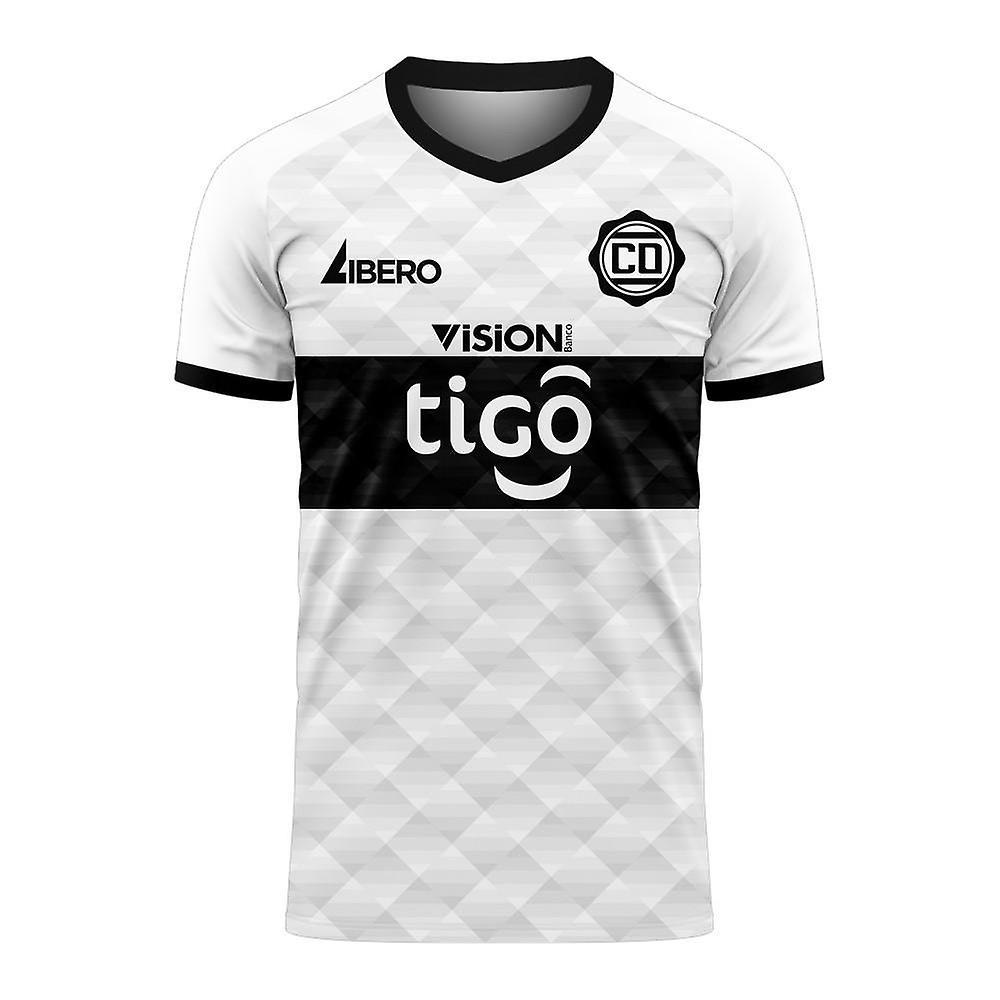 Libero Sportswear Club Olimpia 2024-2025 Home Concept Football Kit (Libero) White S