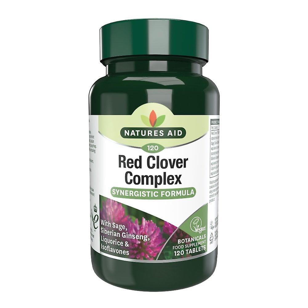 Natures Aid Red Clover Complex with Sage, 60 Tablets