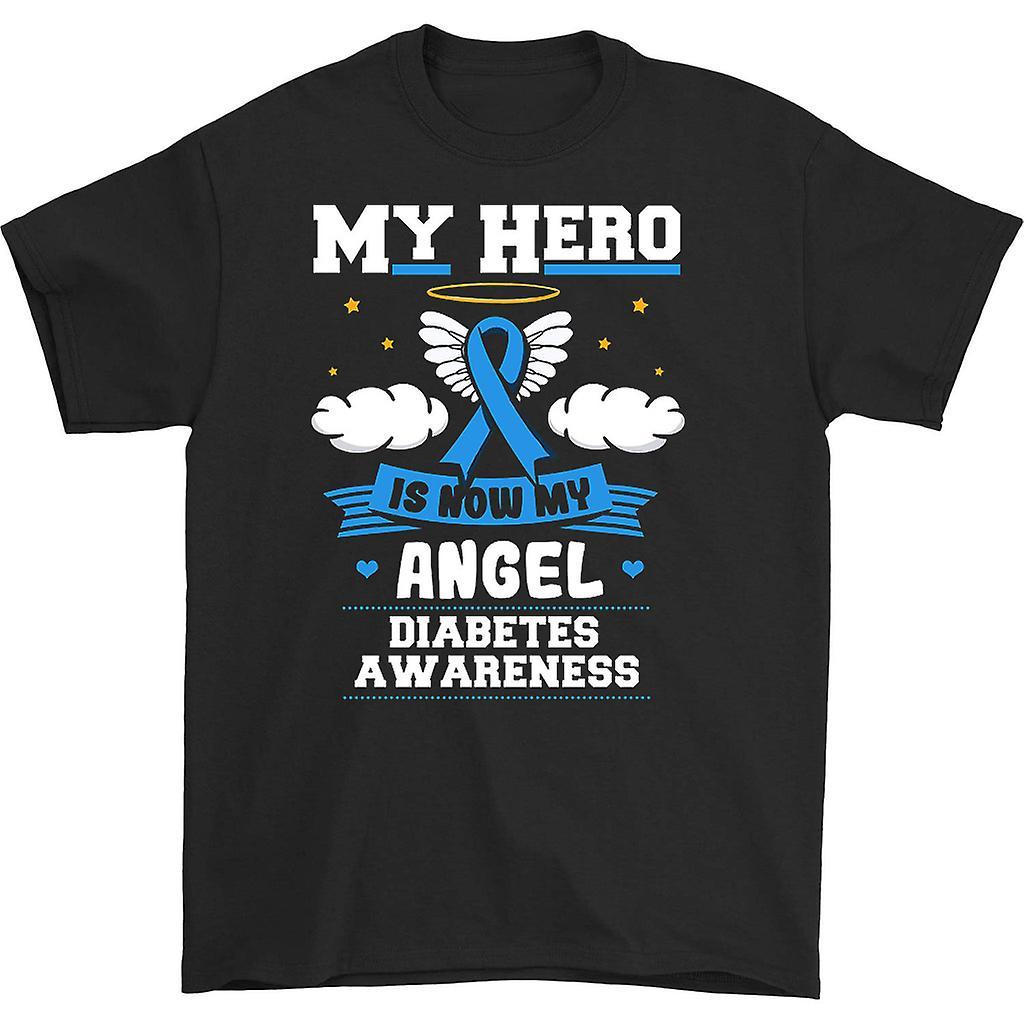 HISHARK My hero is now my angel 87 t-shirt Black XL