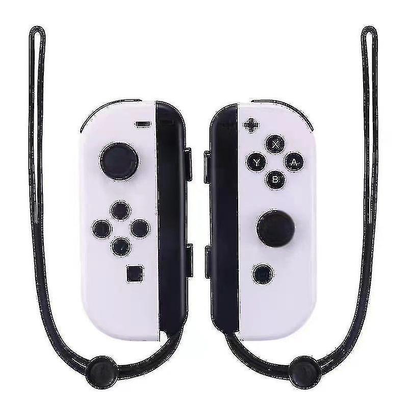 Scaji For Nintendo Switch Controllers Joy-con L/r Gamepad With Strap Joysticks Replace Joycon white white