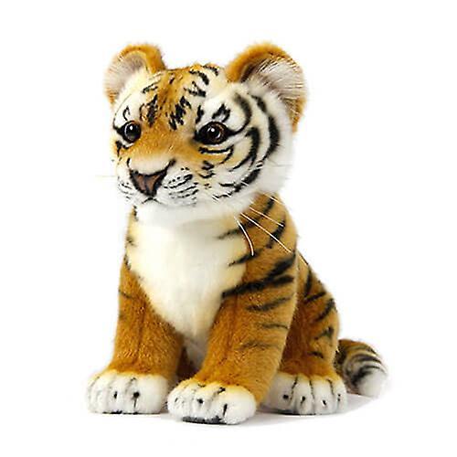 Hansa Tiger Cub Plush Soft Cuddly Realistic Handmade Stuffed Animal Toy 26cm