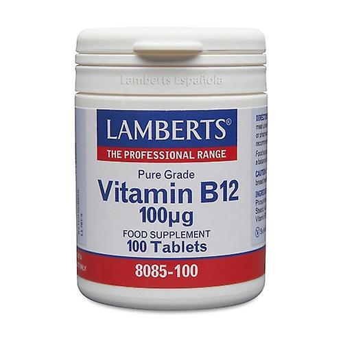 Lamberts B12 vitamin 100 tablets