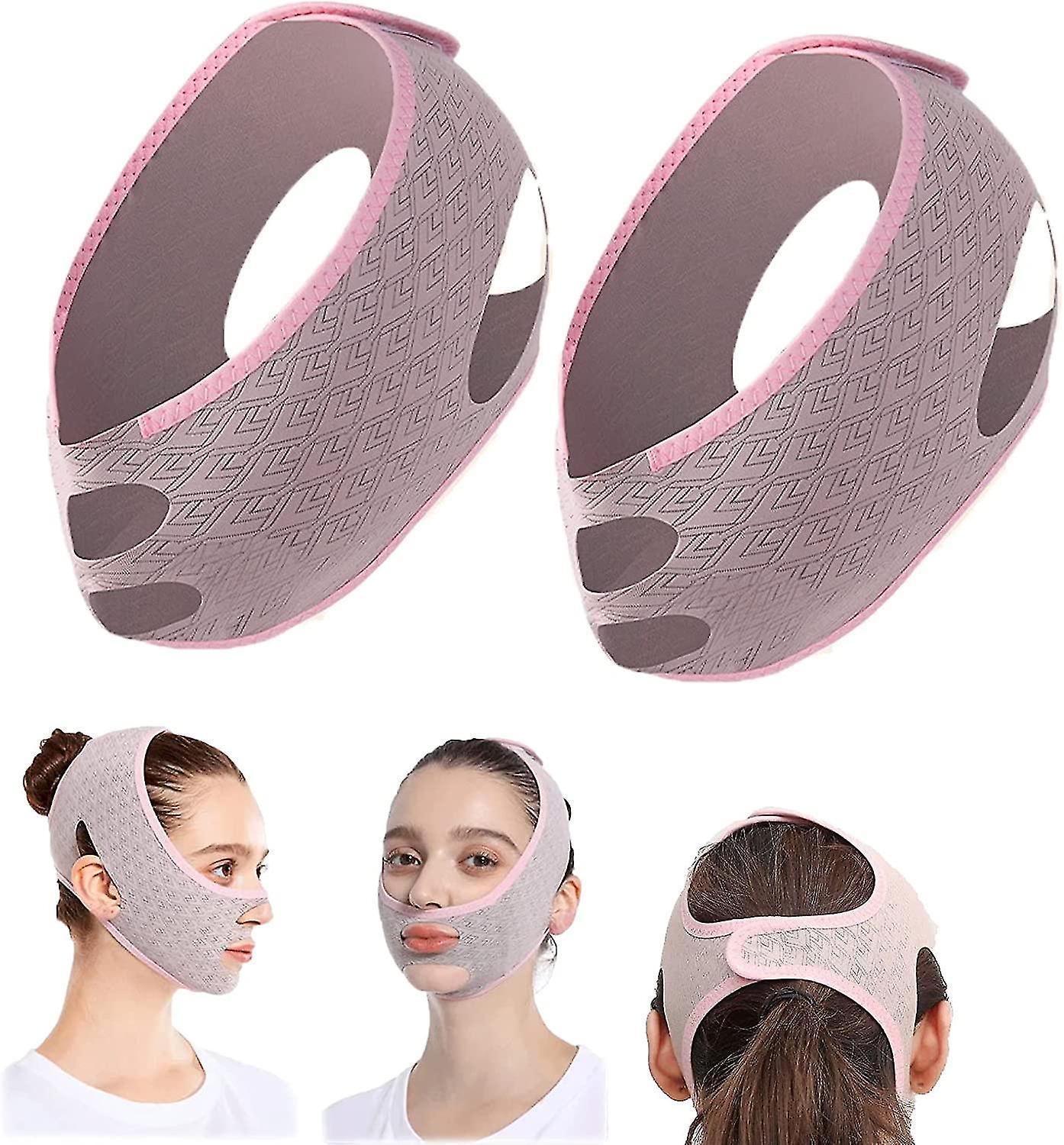 Darmowade Beauty Face Sculpting Sleep Maskv Line Lifting Mask Facial Slimming Strap,double Chin Reducer, Chin Up Mask Face Lifting Belt 1 Pcs