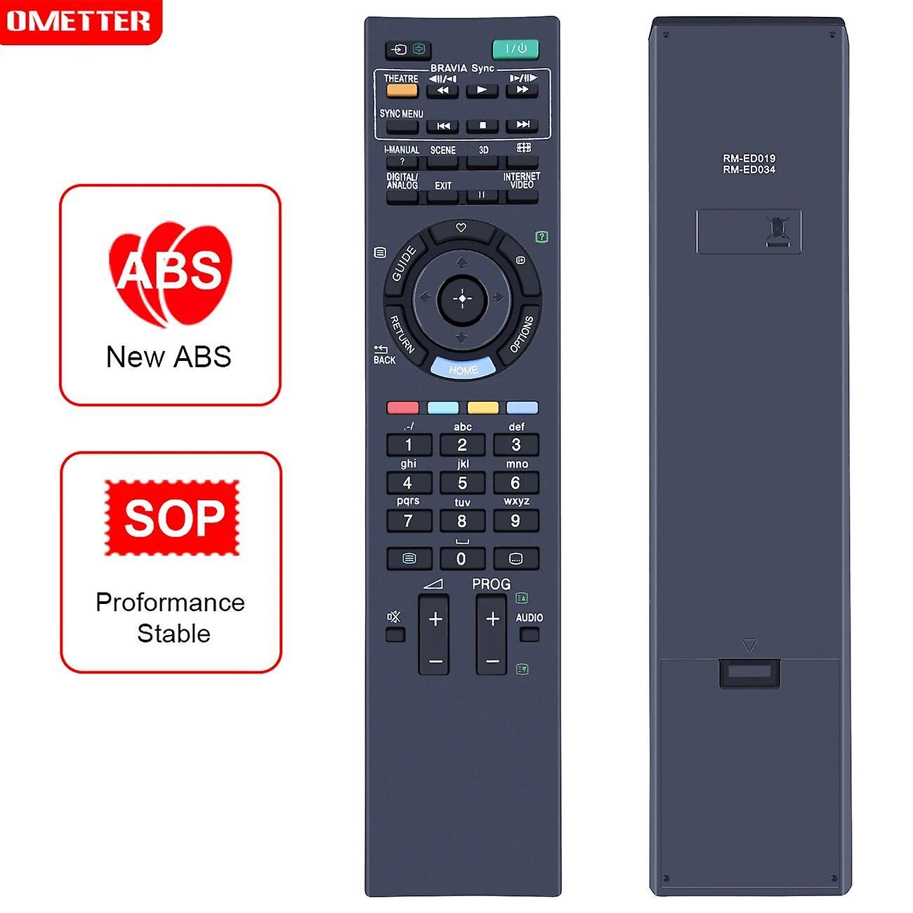 Scitoo New Universal Remote Control for SONY RM-ED019 RM-ED034 RM-ED035 KDL-52Z5500 KDL-46Z5500