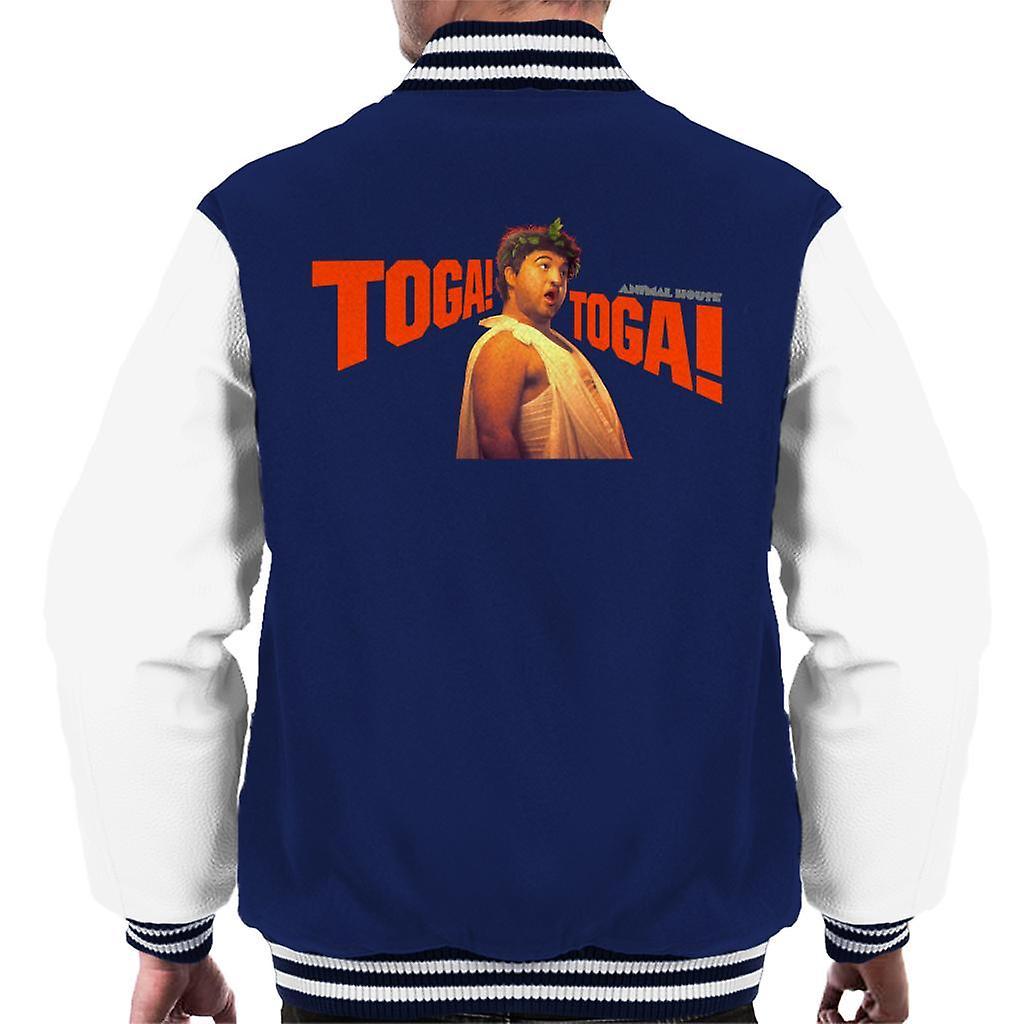 Animal House Bluto Toga Toga Men's Varsity Jacket Navy/White X-Large